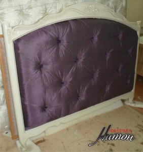 Резное изголовье кровати для близнецов