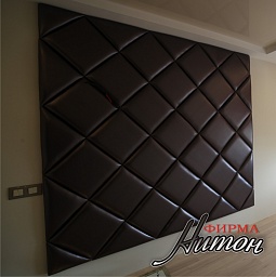 Мягкая стеновая панель "Ромбы"