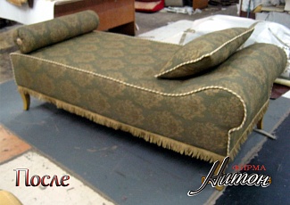 Реставрация антикварной тахты