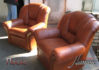 Замена кожзама на кожу комплект "Пинскдрев"