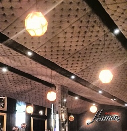 Мягкие панели для звукоизоляции (ресторана "Журавинка")