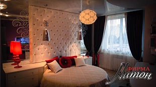 Декоративная панель для спальной комнаты с подветкой