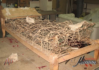 Реставрация антикварной тахты