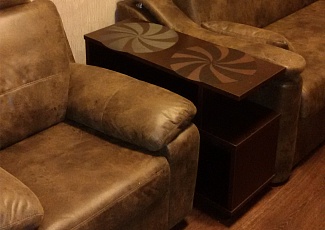 Перетяжка обивки комплекта мебели