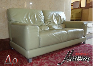 Замена обивки (перетяжка) мебели для холла отеля "Минск"