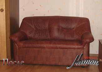 Замена ткани на кожу "Пинскдрев"