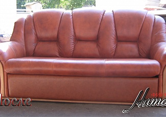 Замена кожзама на кожу комплект "Пинскдрев"