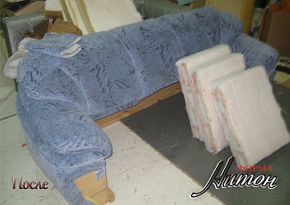 Перетяжка комплекта мебели