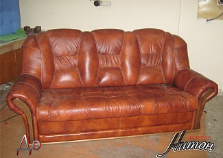 Замена кожзама на кожу комплект "Пинскдрев"