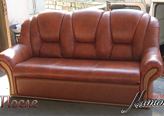 Замена кожзама на кожу комплект "Пинскдрев"