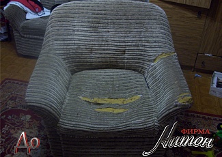 Замена ткани на кожу "Пинскдрев"